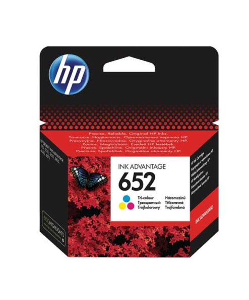 HP 652 CARTOUCHE D'ENCRE COULEUR AUTHENTIQUE