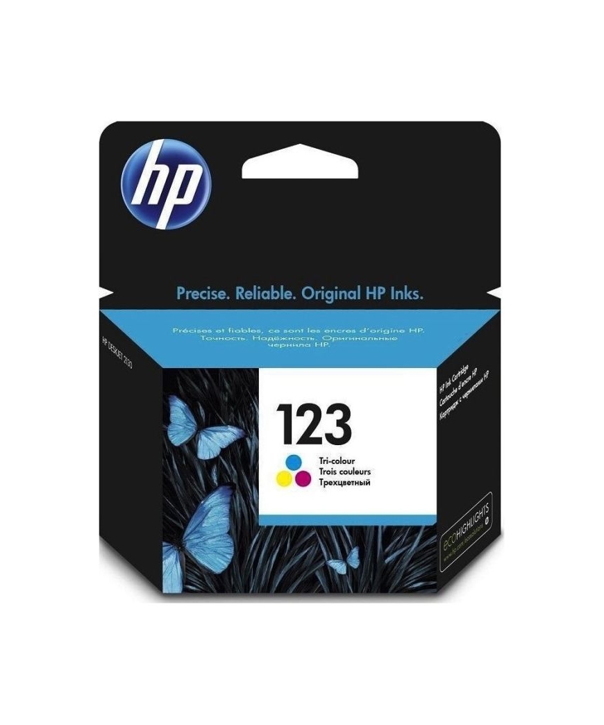 HP 123 CARTOUCHE D'ENCRE COULEUR AUTHENTIQUE