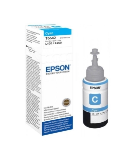 BOUTEILLE D'ENCRE ORIGINAL EPSON T6643 - CYAN