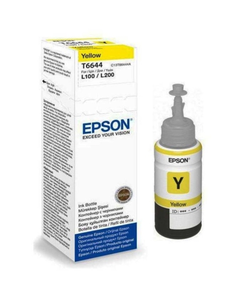 BOUTEILLE D'ENCRE ORIGINAL EPSON T6643 - YELLOW