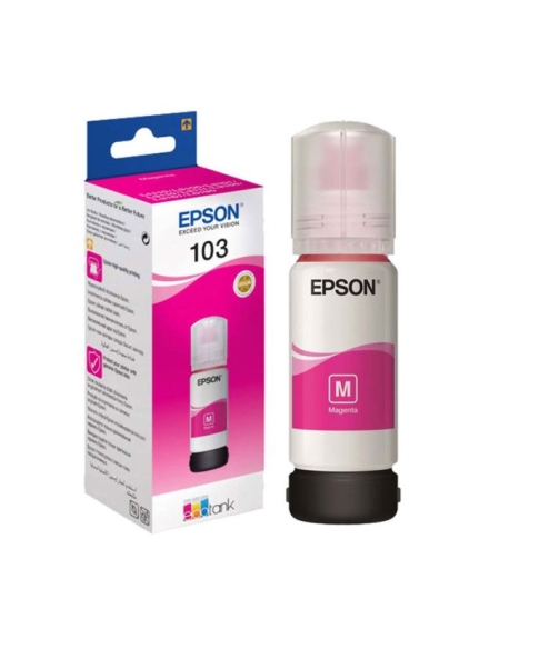 BOUTEILLE D'ENCRE ORIGINAL EPSON ECOTANK 103 - MAGENTA