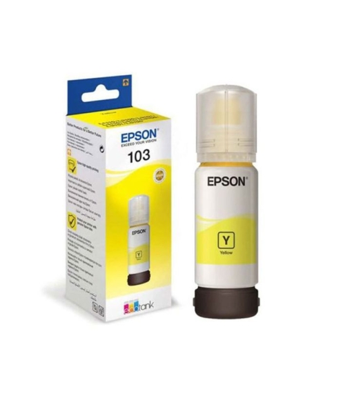 BOUTEILLE D'ENCRE ORIGINAL EPSON ECOTANK 103 - YELLOW