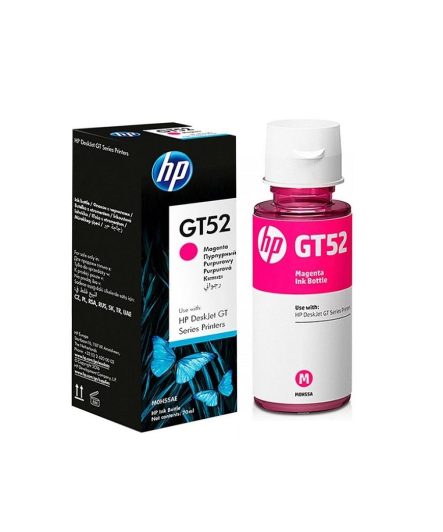 BOUTEILLE D'ENCRE ORIGINAL HP GT52 - MAGENTA