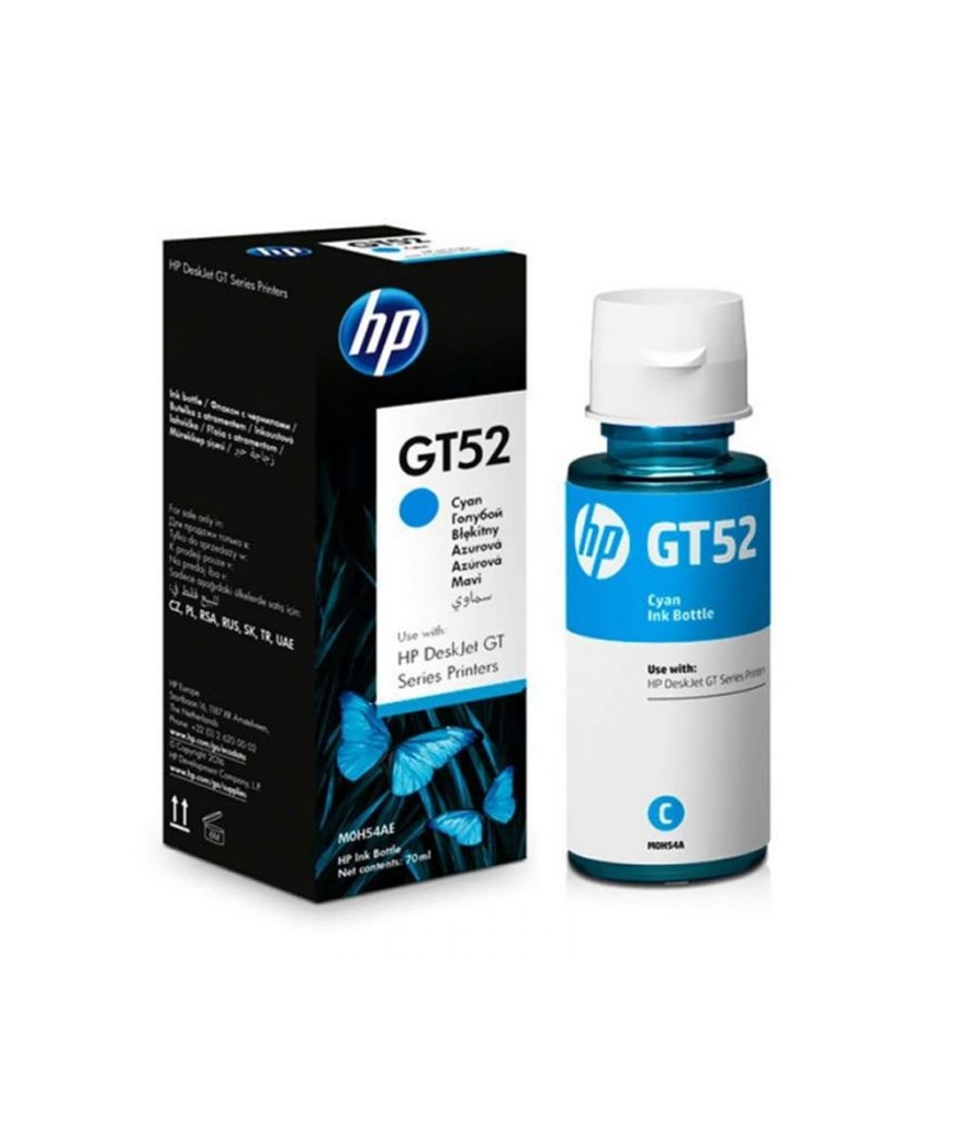 BOUTEILLE D'ENCRE ORIGINAL HP GT52 - CYAN