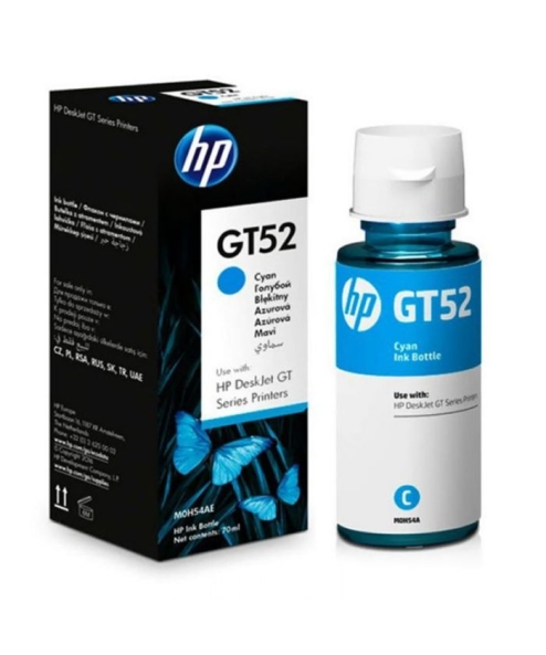 BOUTEILLE D'ENCRE ORIGINAL HP GT52 - CYAN