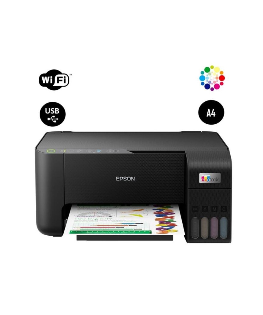 IMPRIMANTE À RÉSERVOIR INTÉGRÉ EPSON ECOTANK L3250 3EN1 COULEUR WIFI