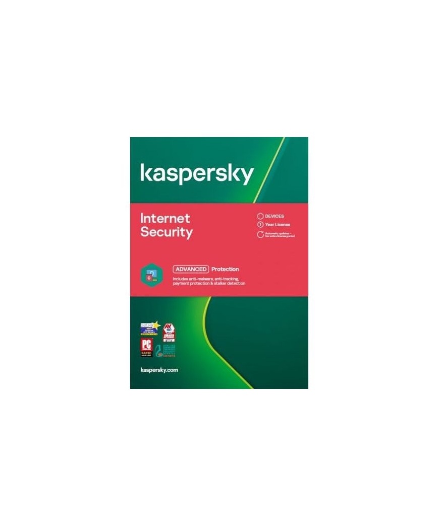 KASPERSKY INTERNET SECURITY - 1 AN / 1 POSTE