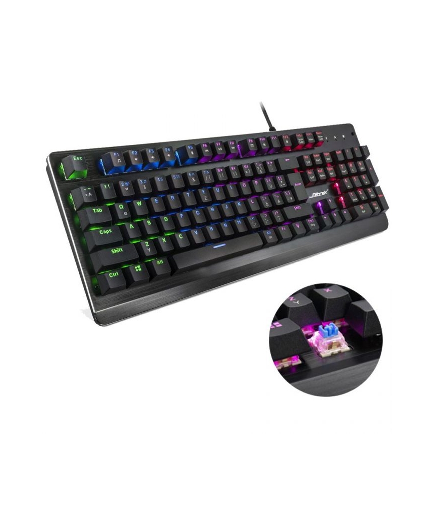 CLAVIER GAMER NITROX NK-2000ME RVB Noir