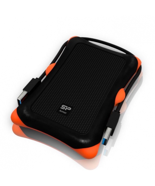 DISQUE DUR EXTERNE ANTICHOC SILICON POWER A30 1TO USB 3.2 - NOIR&ORANGE