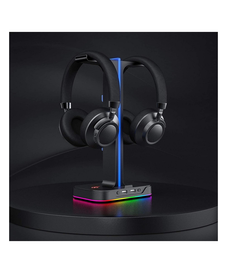 SUPPORT POUR CASQUE HAVIT TH650 RGB - NOIR