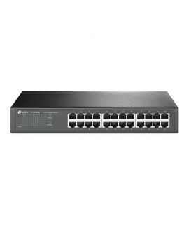 SWITCH DE BUREAU TP-LINK TL-SG1024D 24 PORTS 10/100/1000 MBPS RACKABLE - NOIR