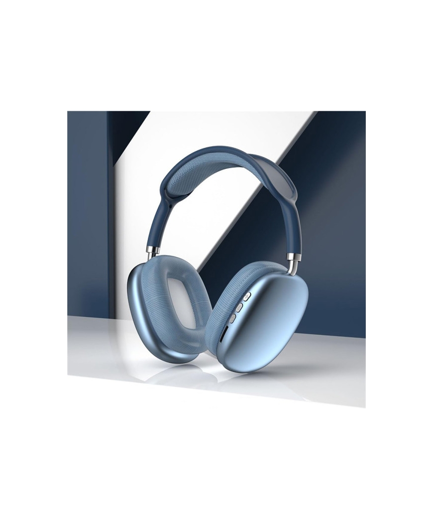 CASQUE SANS FIL P9 BLUETOOTH - BLEU