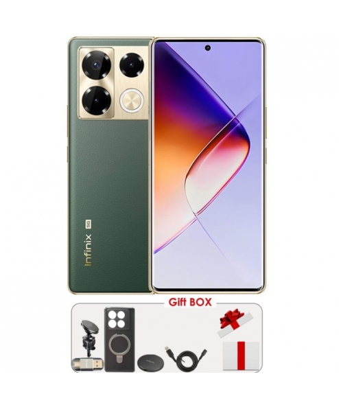 SMARTPHONE INFINIX NOTE 40 PRO+ 5G 12GO 256GO VERT VINTAGE + GIFT BOX